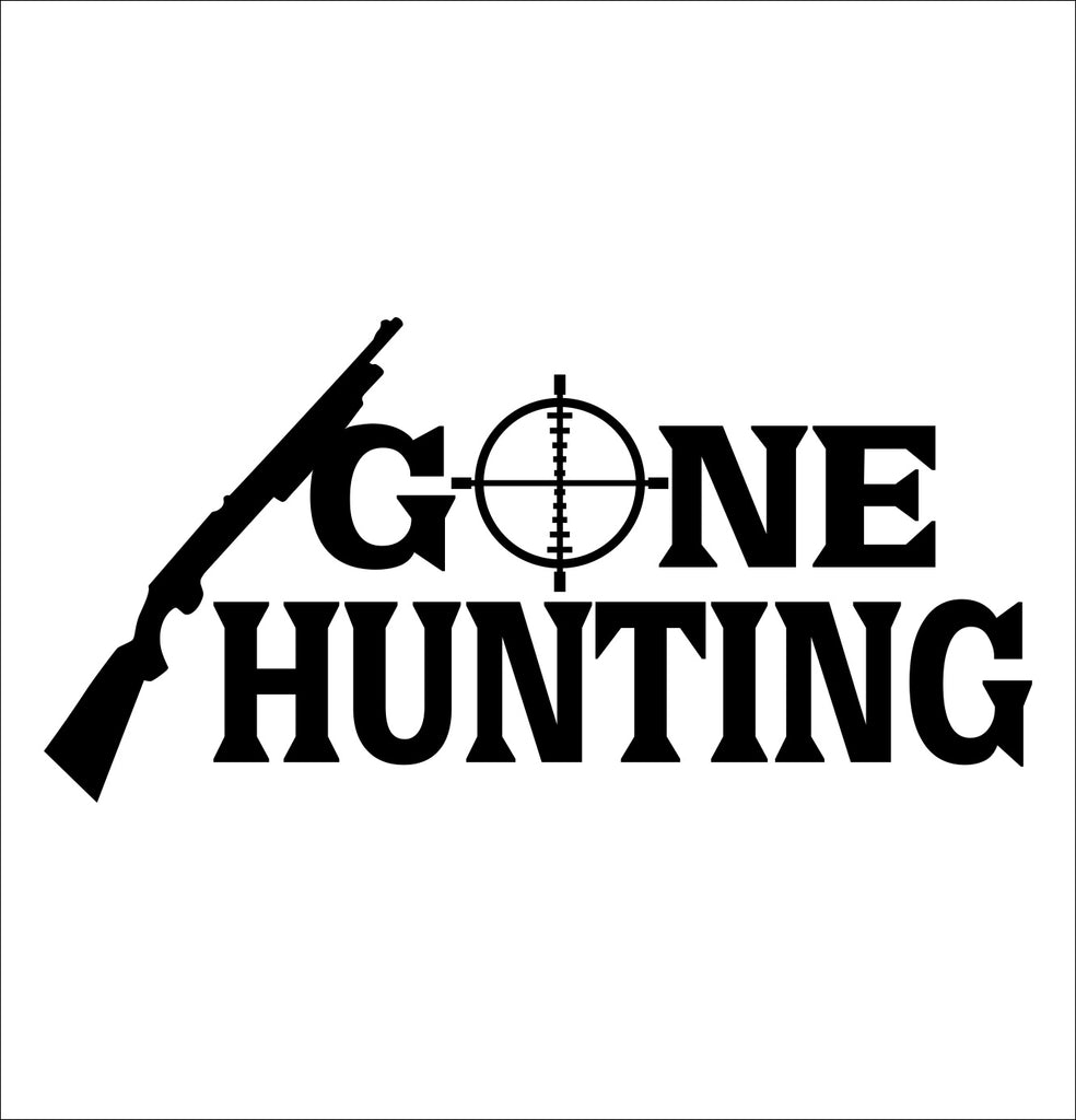 Gone Hunting 2 Hunting Decal North 49 Decals   GONE HUNTING 2 1024x1024 