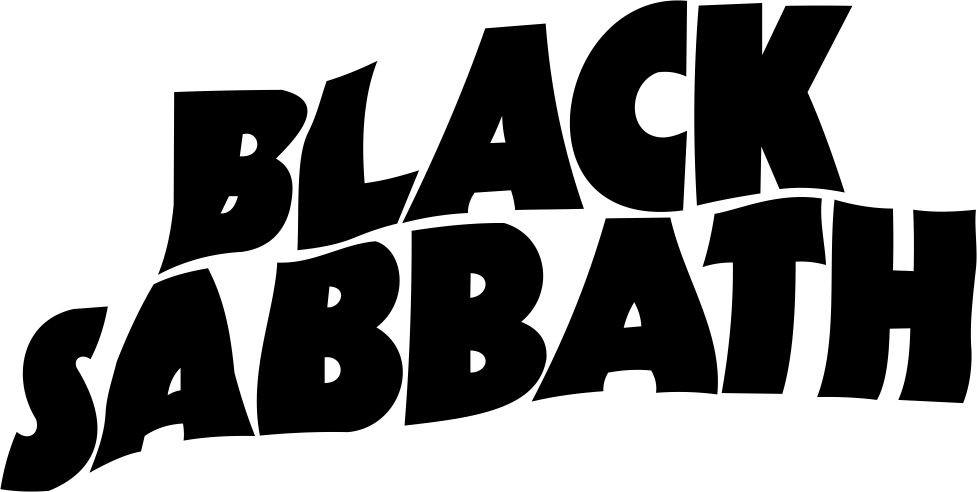 black sabbath logo lightning