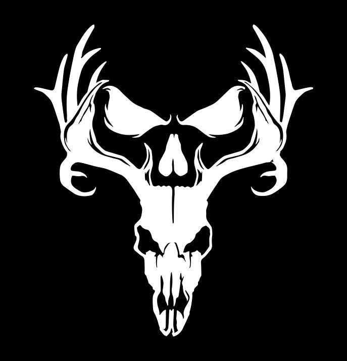 Deer Skull hunting decal – North 49 Decals