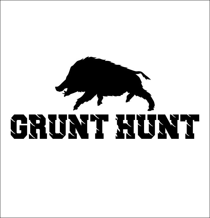 Grunt Hunt hunting decal North 49 Decals