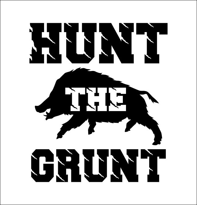 Hunt The Grunt hunting decal North 49 Decals