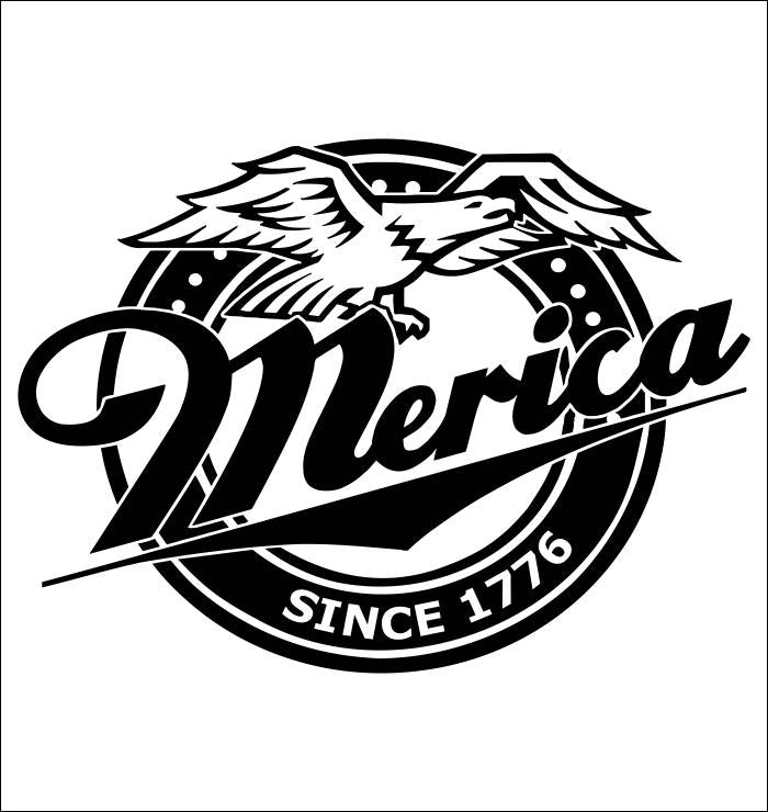 Merica Eagle decal – North 49 Decals