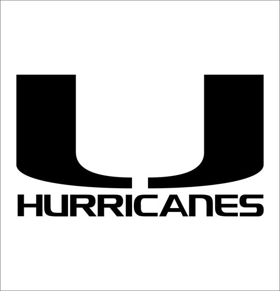 Miami Hurricanes 2 Decal North 49 Decals 
