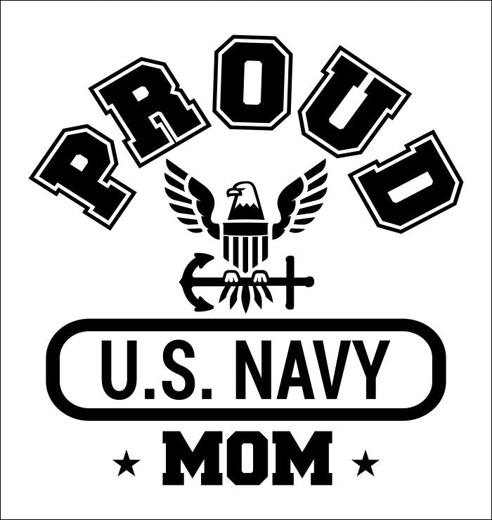Proud Us Navy Mom Decal North 49 Decals 