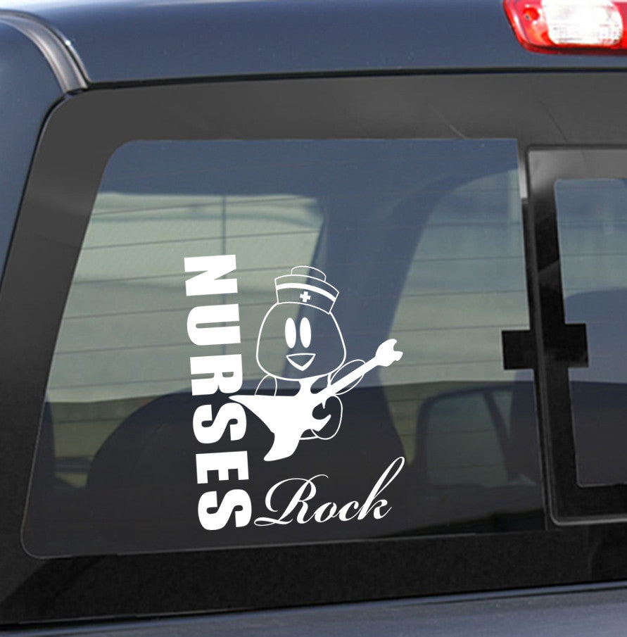 Nurses Rock Nurse Decal North 49 Decals 9158