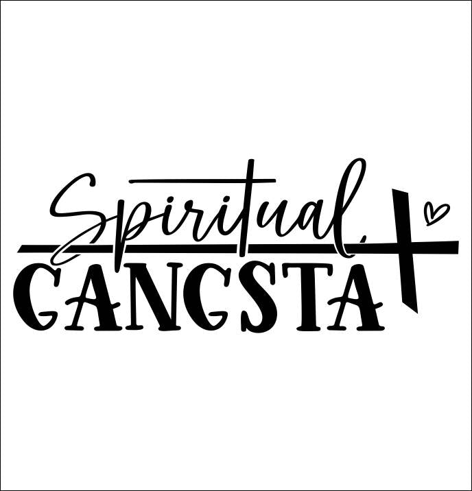 Spiritual Gangsta religious decal – North 49 Decals