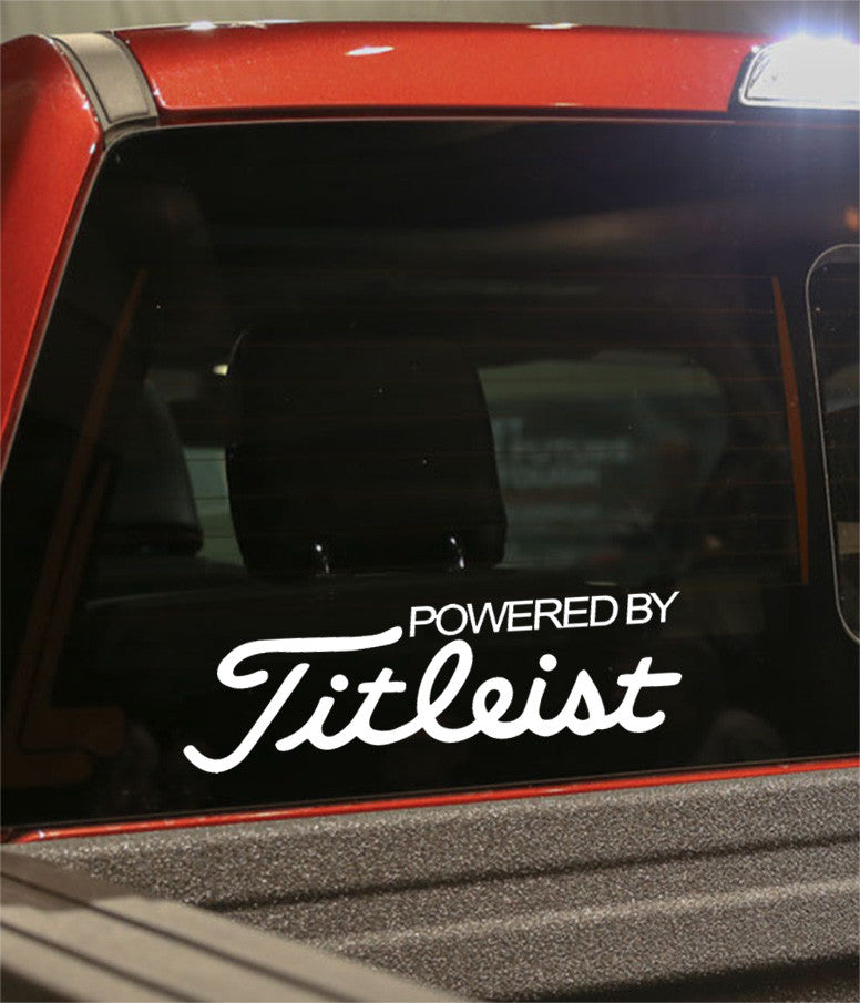 titleist car decal