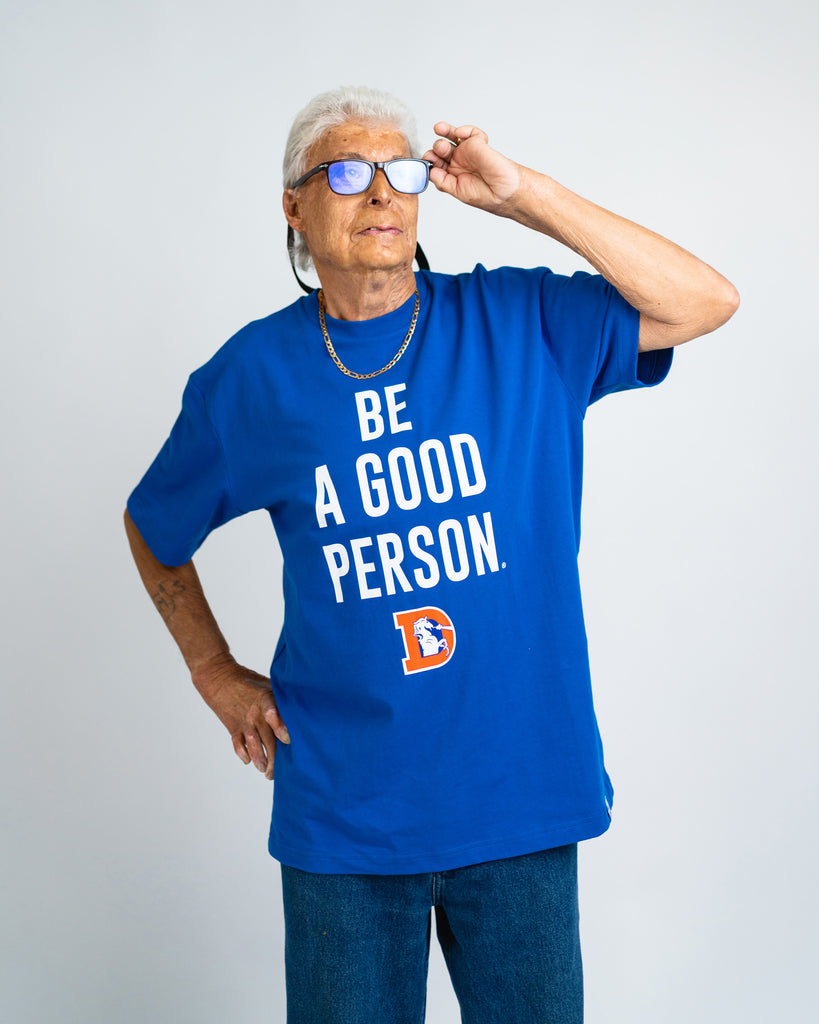 Broncos partner with local clothing brand BE A GOOD PERSON to release  limited-edition 'Kickoff Collection'