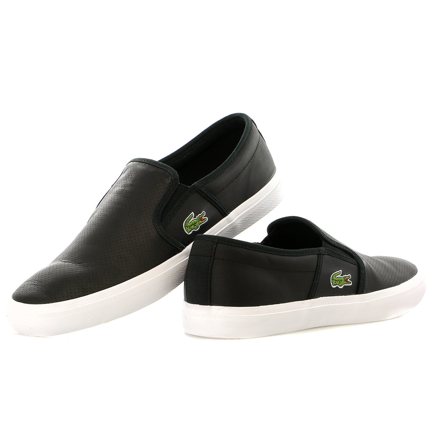 lacoste slip on gazon