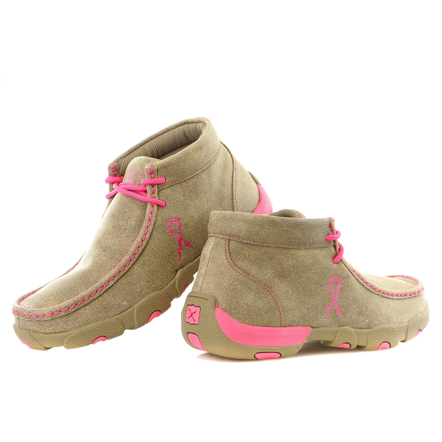 twisted x pink driving mocs