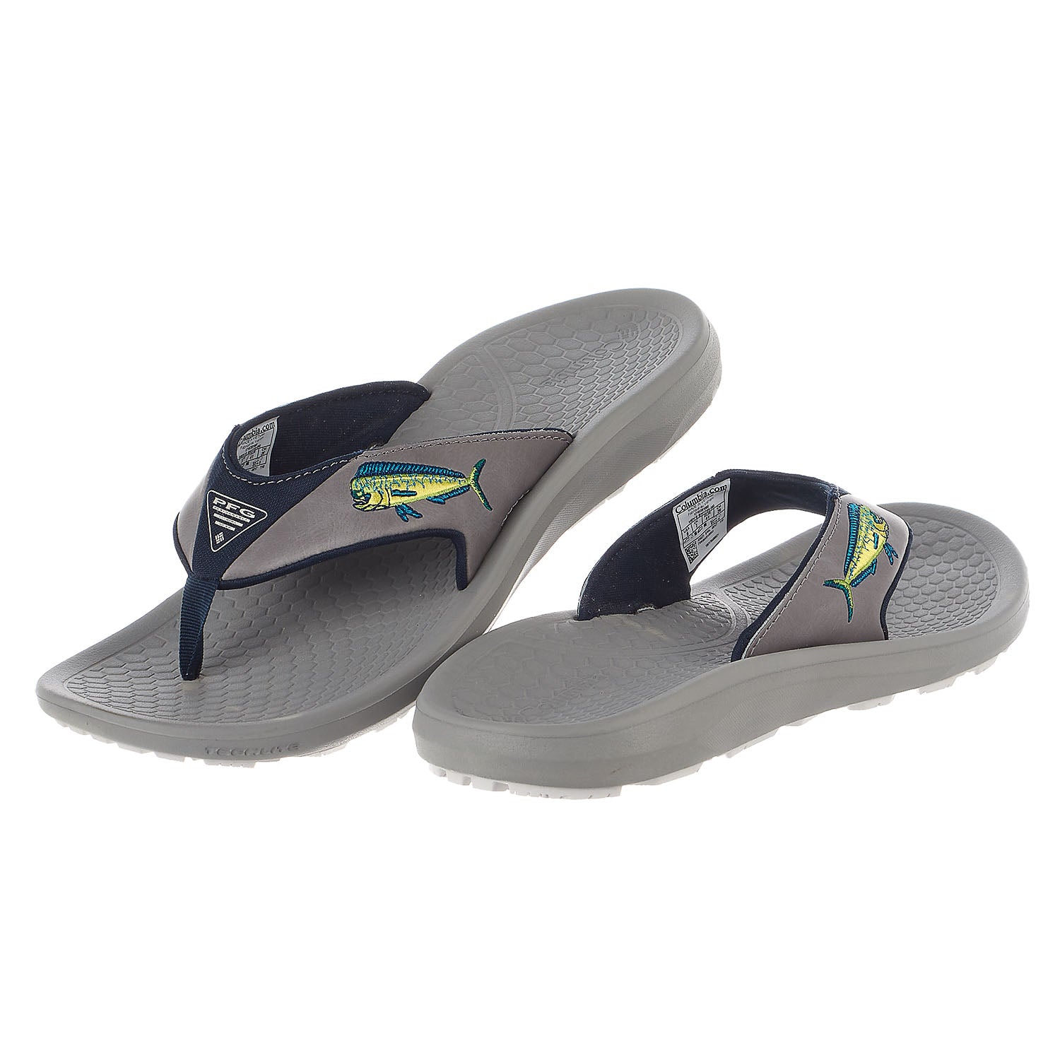 columbia fish flip flops