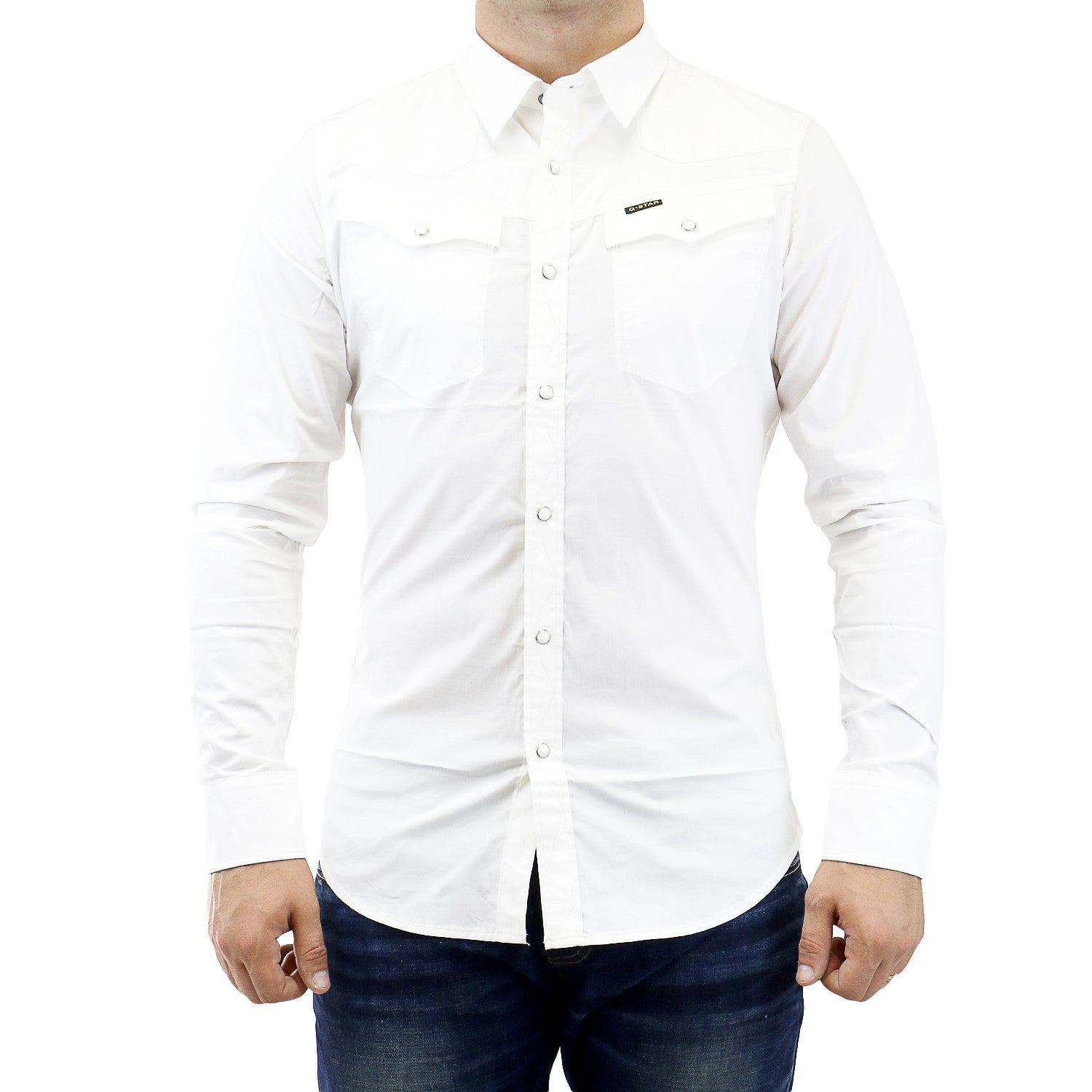 Haarvaten Lam Kameel G-Star Tailor Shirt L/S Button Down Fashion Shirt - White - Mens -  Shoplifestyle