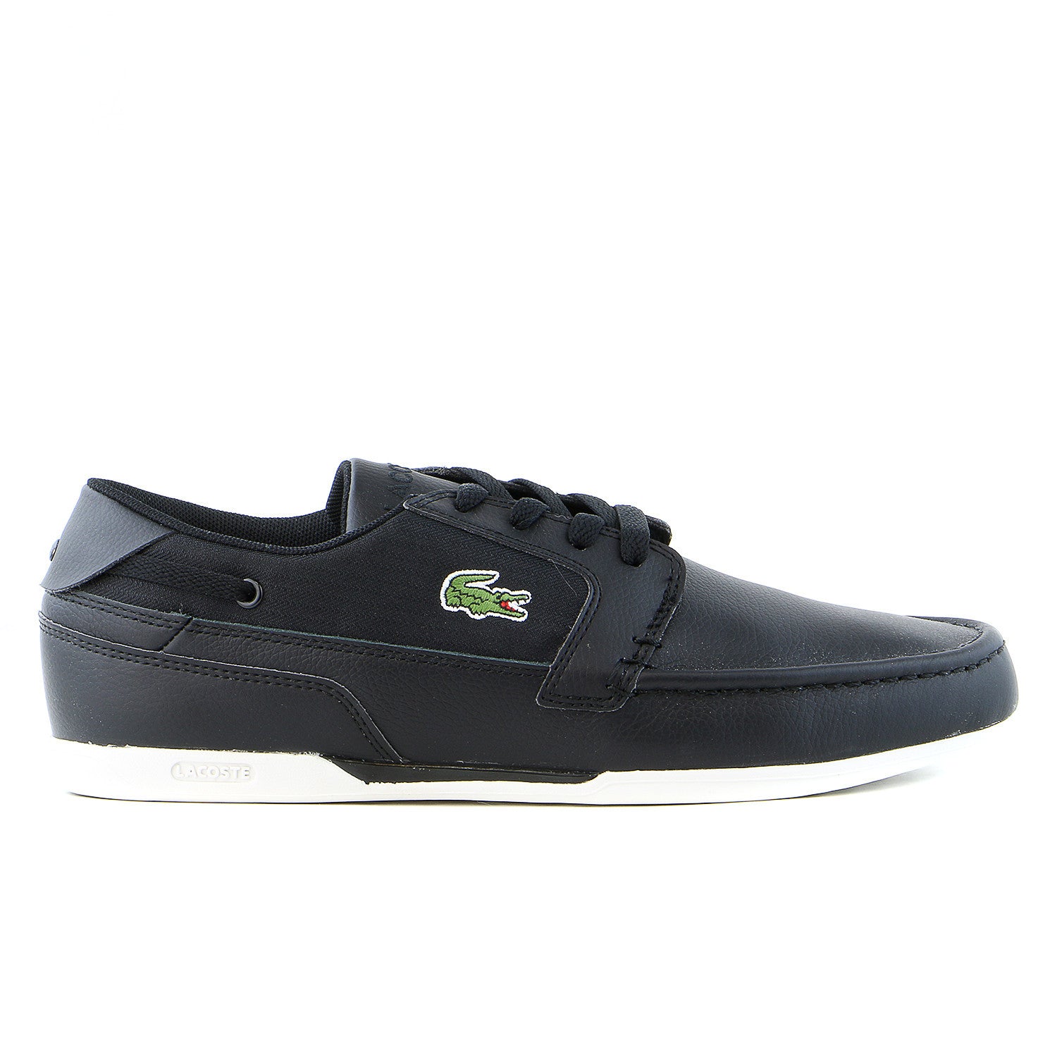 Lacoste Dreyfus TWD SPM Fashion Sneaker Boat Shoe - Black - Mens ...