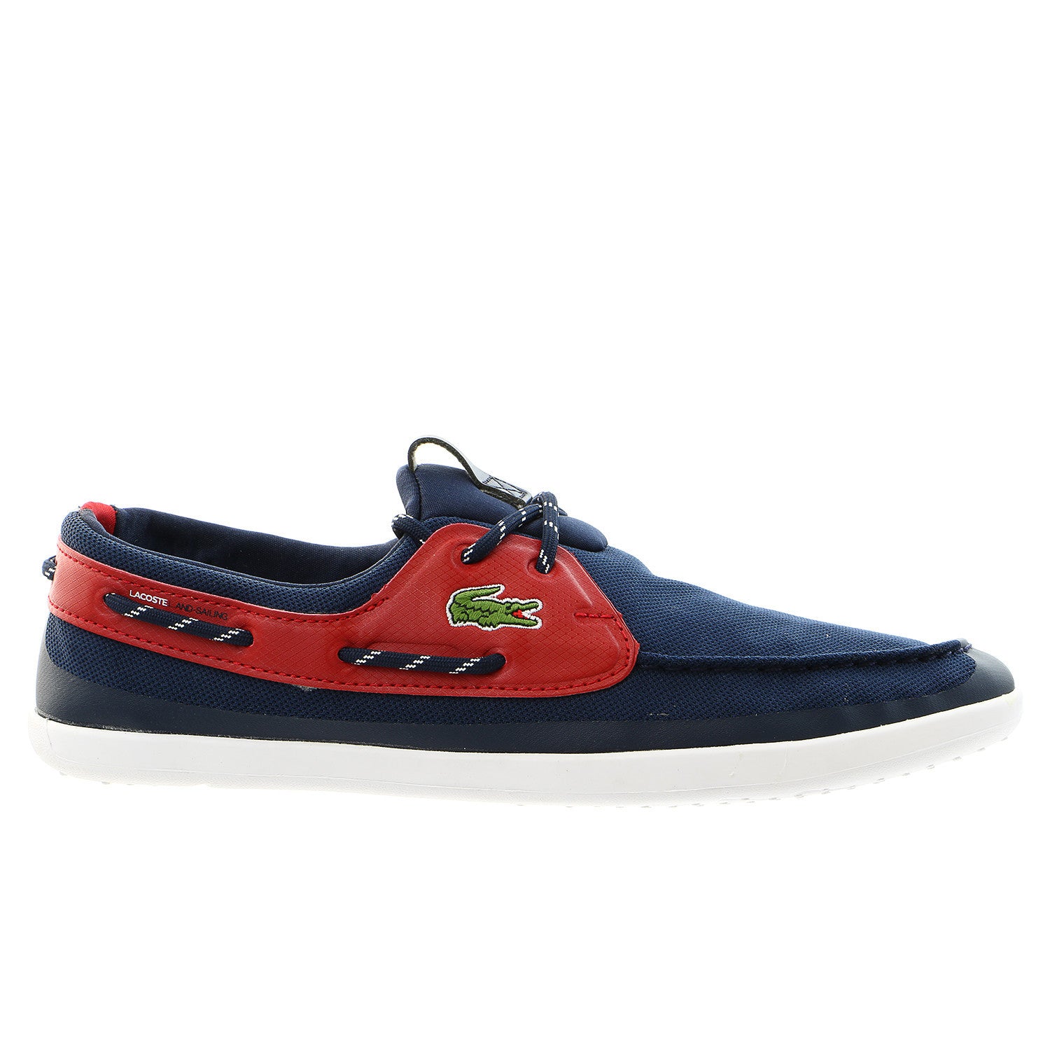 lacoste shoes blue and red