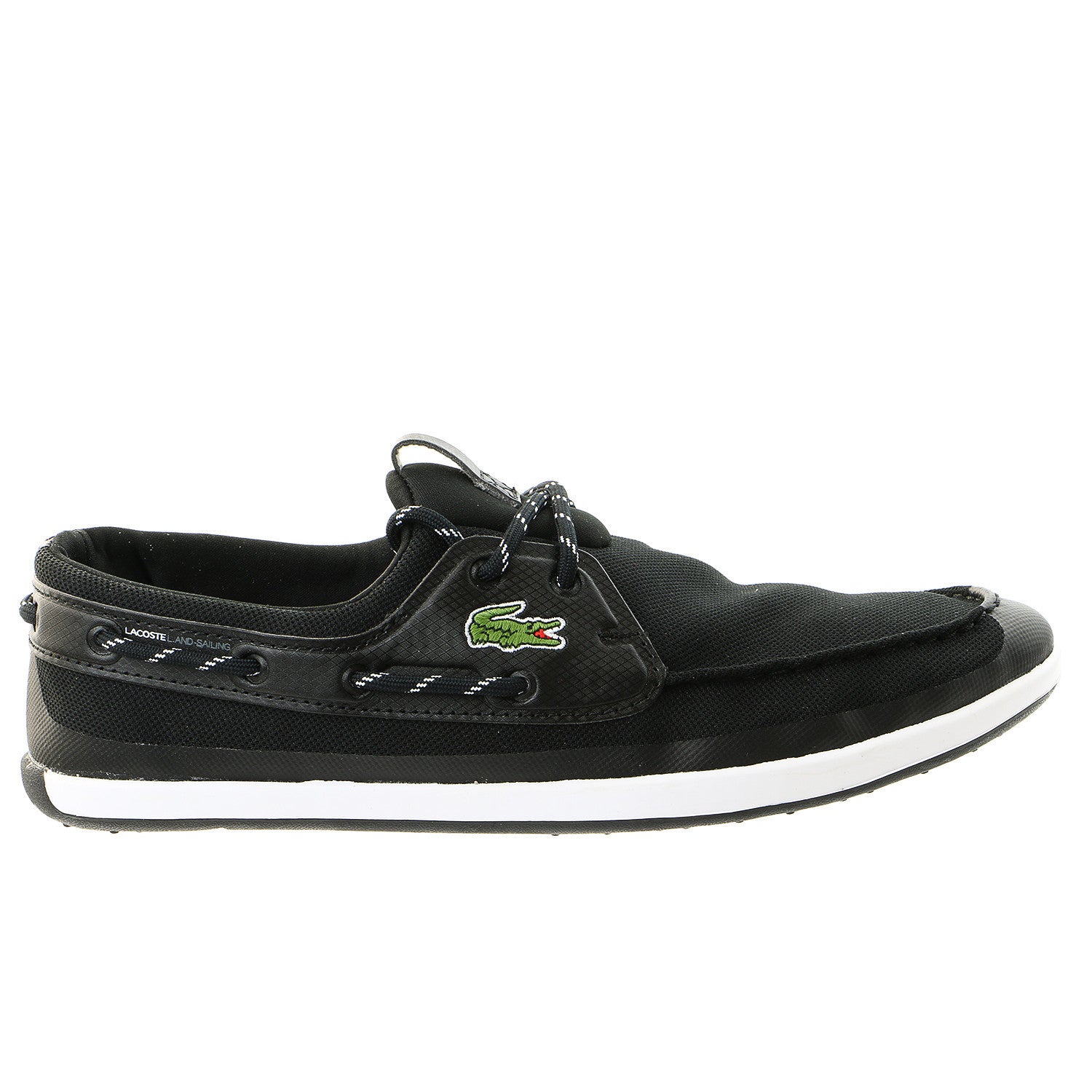 lacoste boat shoes leather