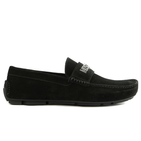 Moschino Rovesciato Moccasin Loafer Shoe - Blue - Mens - Shoplifestyle