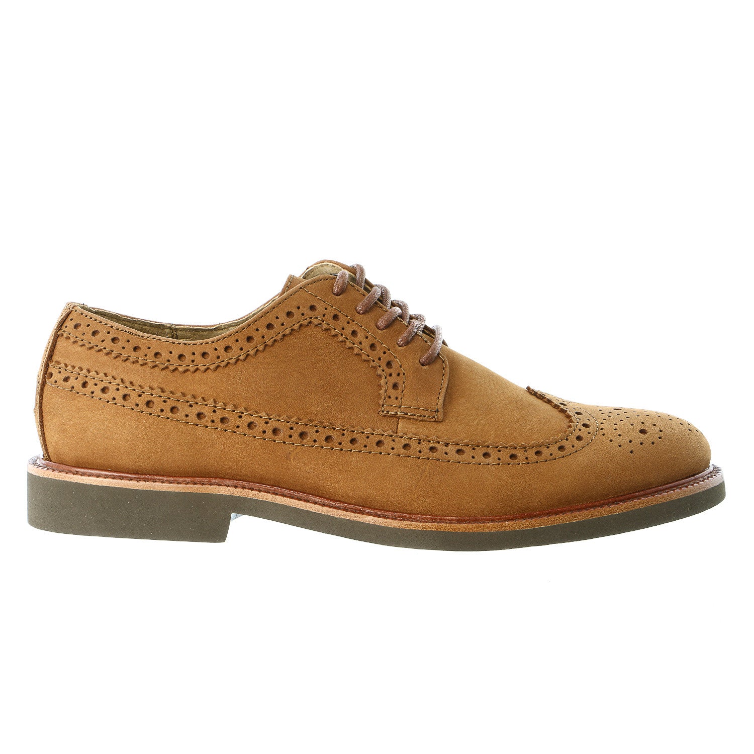 mens tan wingtip shoes