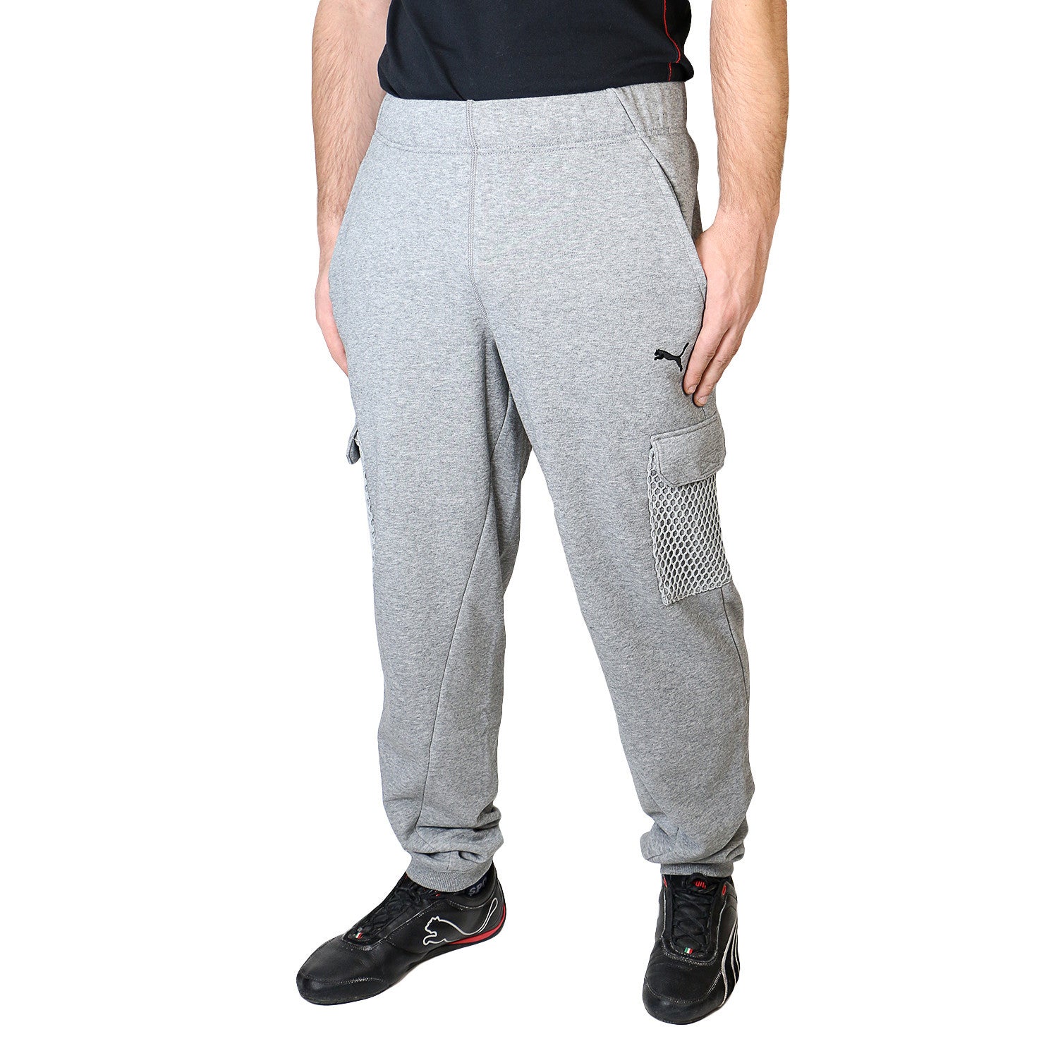 grey puma sweats