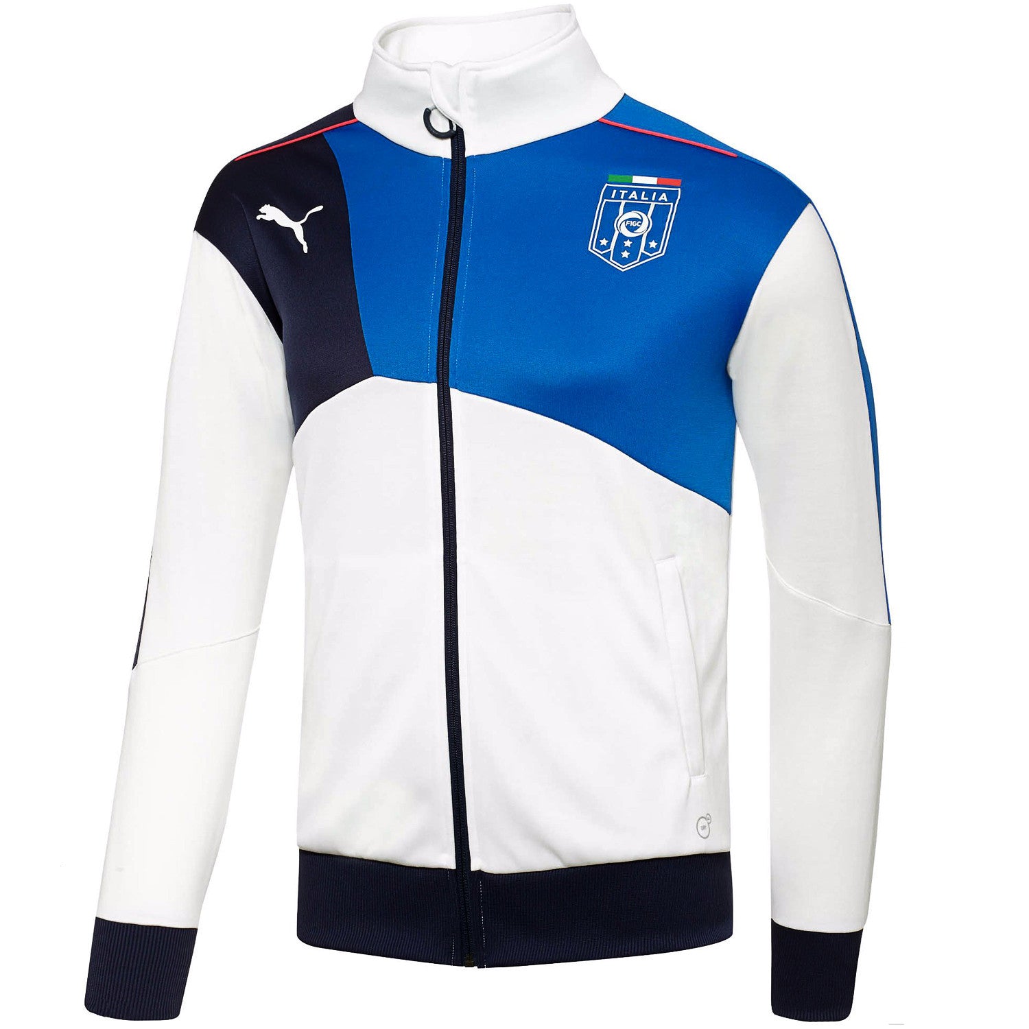 puma blue and white jacket