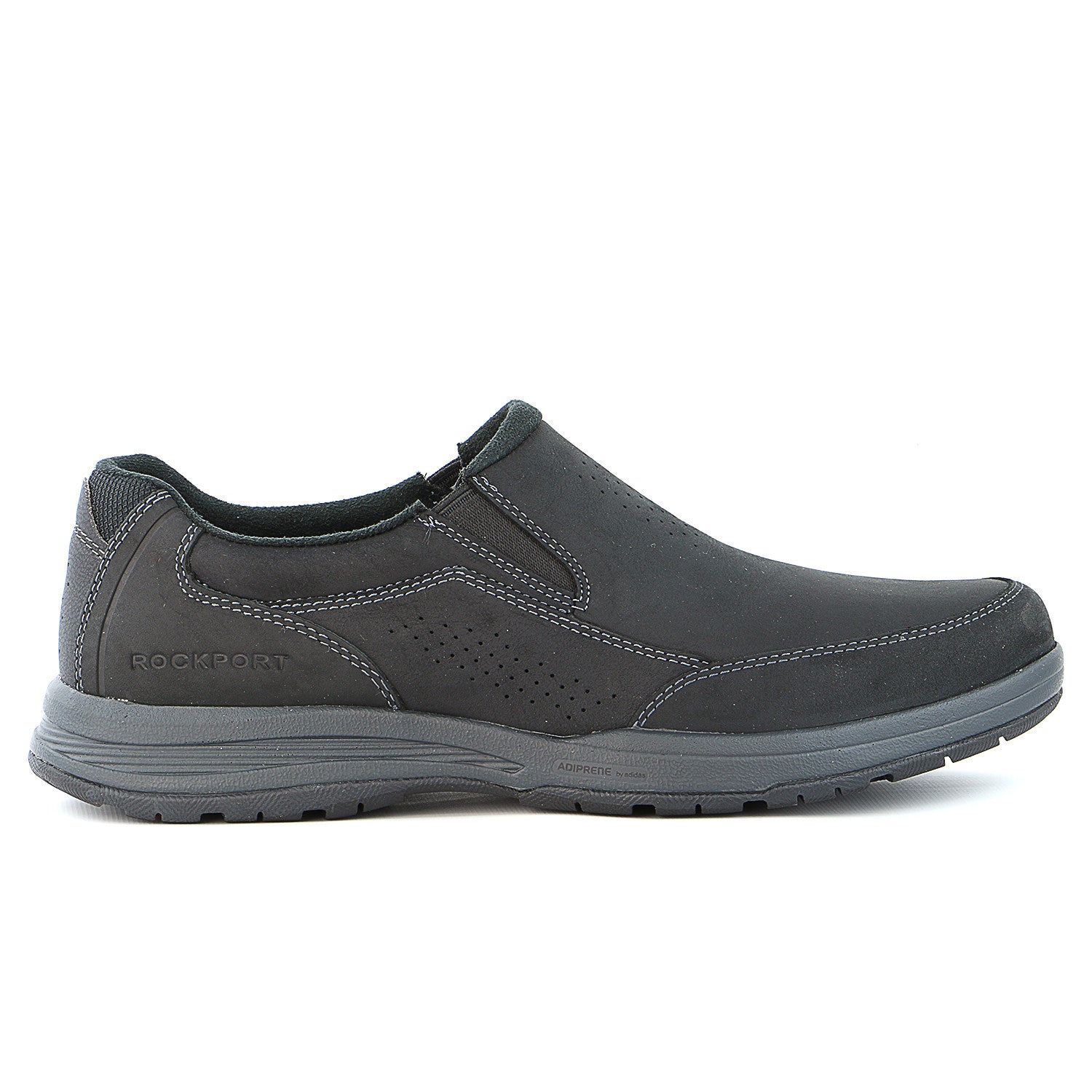 Rockport Barecove Park Slip On Shoe - Black Oiled - Mens - Shoplifestyle