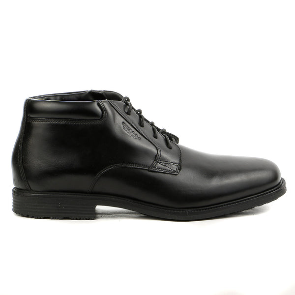 Rockport Essential Details WP Chukka Boot - Black - Mens - Shoplifestyle