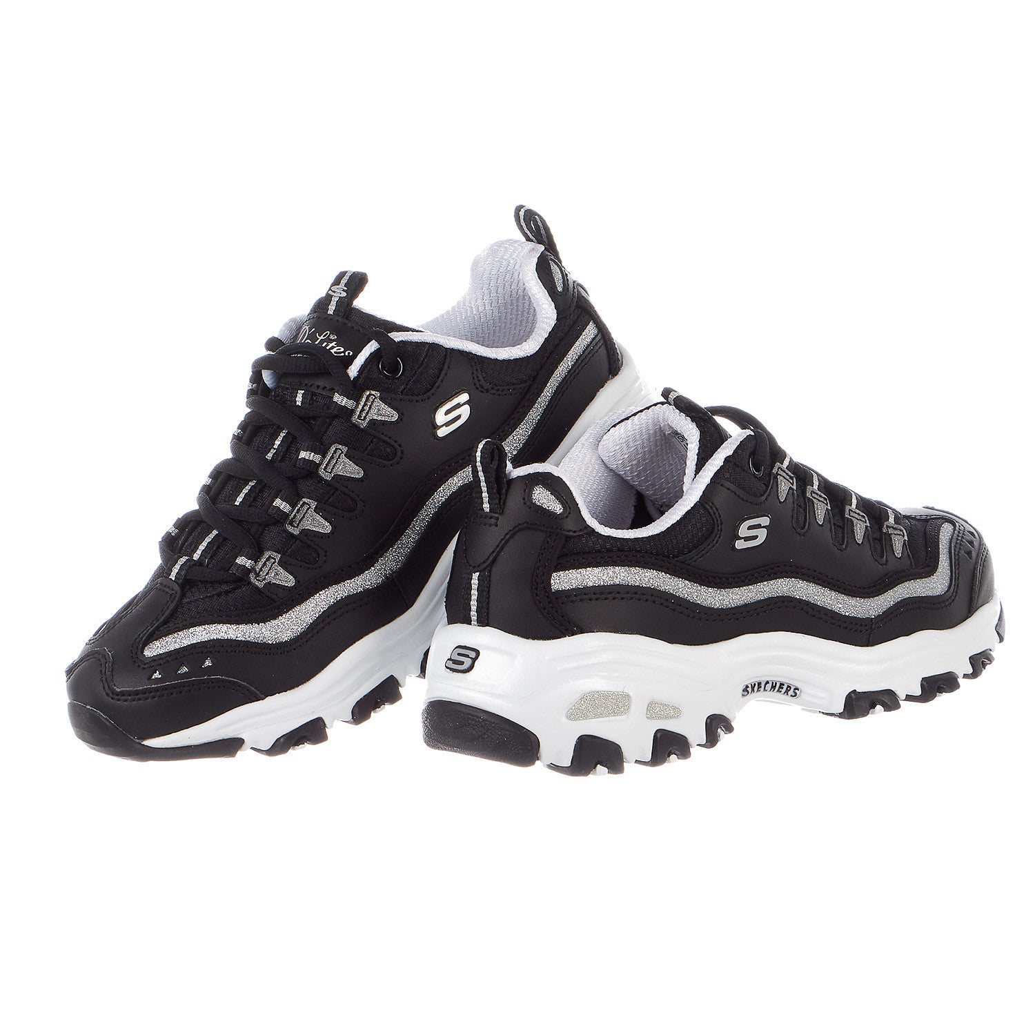 sketchers dlites black