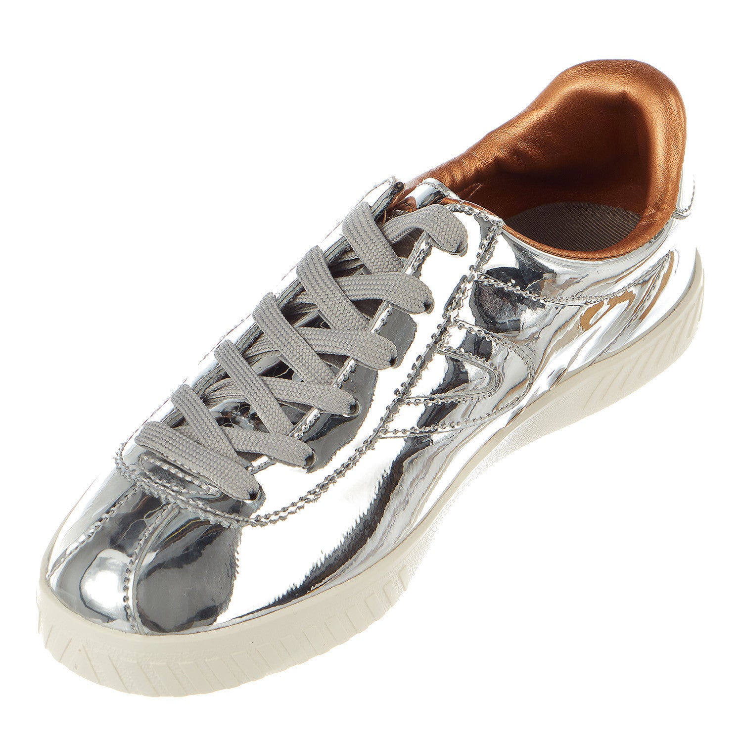 metallic slip on sneakers womens