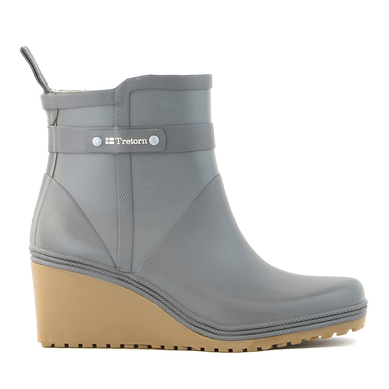 Tretorn Plask Mid Rain Boot - Gunmetal - Womens - Shoplifestyle