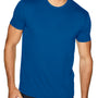 Next Level Mens Sueded Jersey Short Sleeve Crewneck T-Shirt - Cool Blue