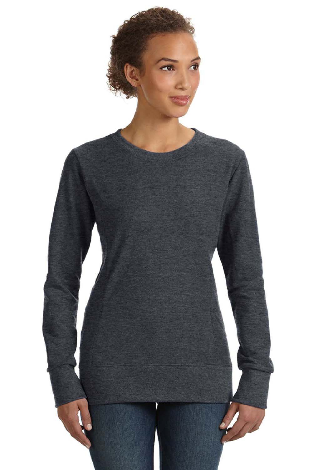 Anvil Womens French Terry Crewneck Sweatshirt 72000L - BigTopShirtShop.com