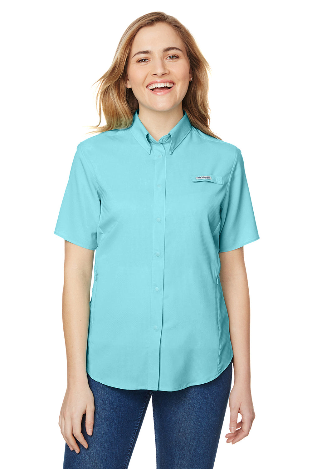 columbia short sleeve button down