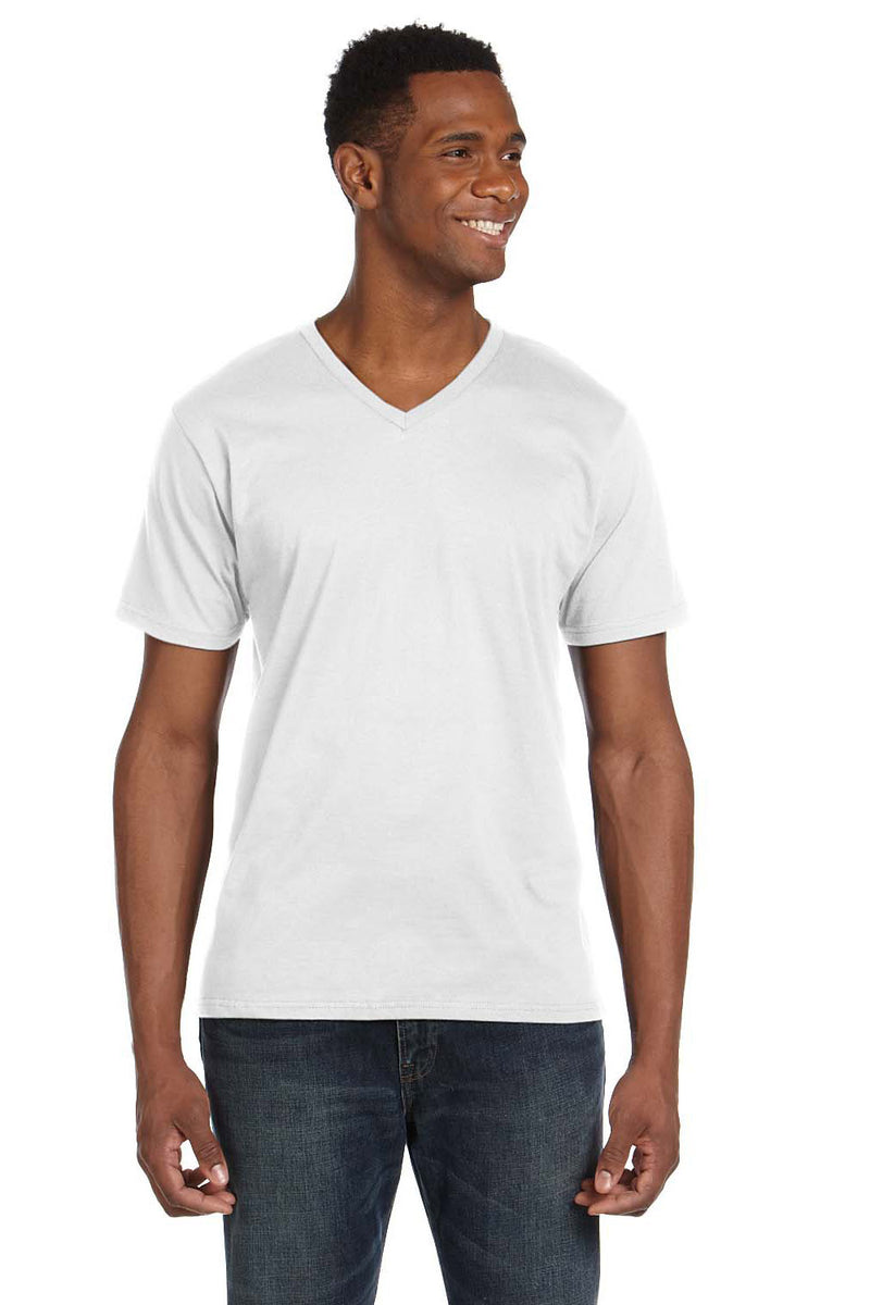 Anvil Mens Short Sleeve V-Neck T-Shirt 982 - BigTopShirtShop.com