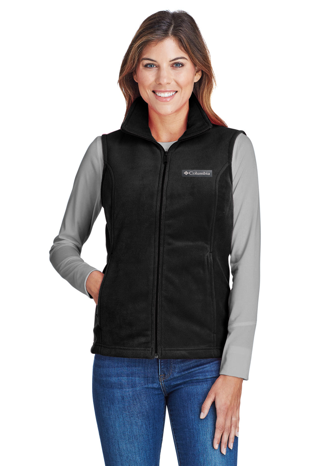 columbia fleece vest womens