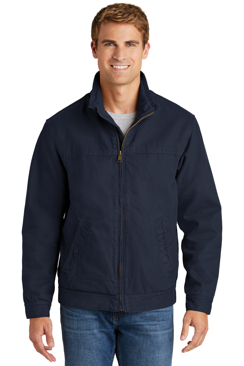 CornerStone Mens Duck Cloth Full Zip Jacket CSJ40 - BigTopShirtShop.com