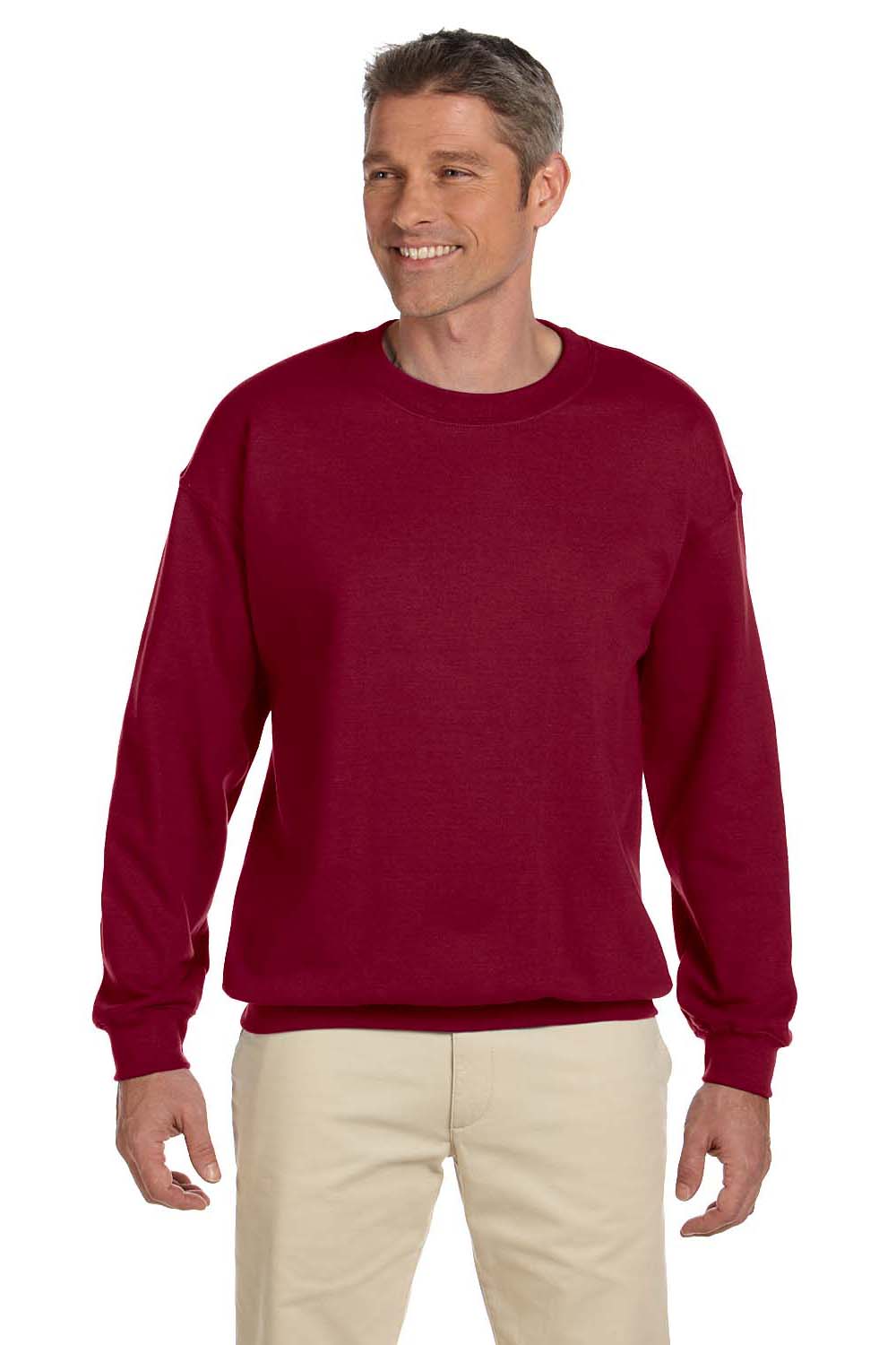 gildan men's fleece crewneck sweatshirt