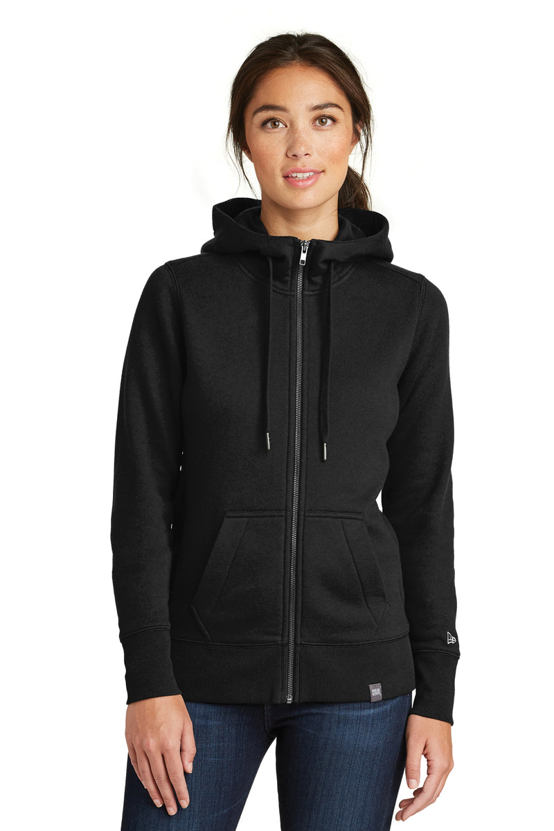 Download New Era LNEA502 Womens Black Sueded French Terry Full Zip ...