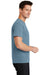 Port & Company PC099 Mens Beach Wash Short Sleeve Crewneck T-Shirt Mist Blue Side