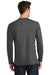 Port & Company PC450LS Mens Fan Favorite Long Sleeve Crewneck T-Shirt Heather Dark Grey Back