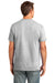 Port & Company PC54P Mens Core Short Sleeve Crewneck T-Shirt w/ Pocket Ash Grey Back