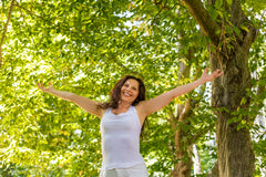Woman Exercising