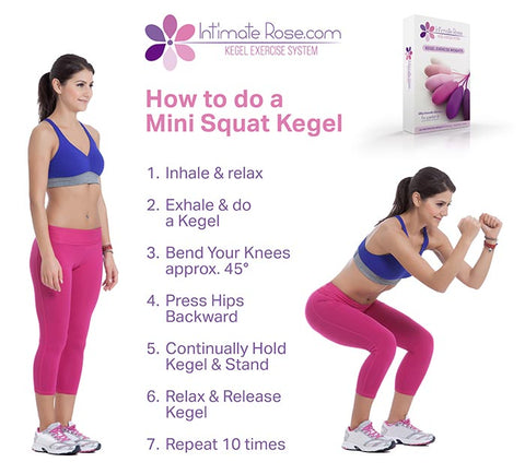 How to do a Mini Squat Kegel exercise