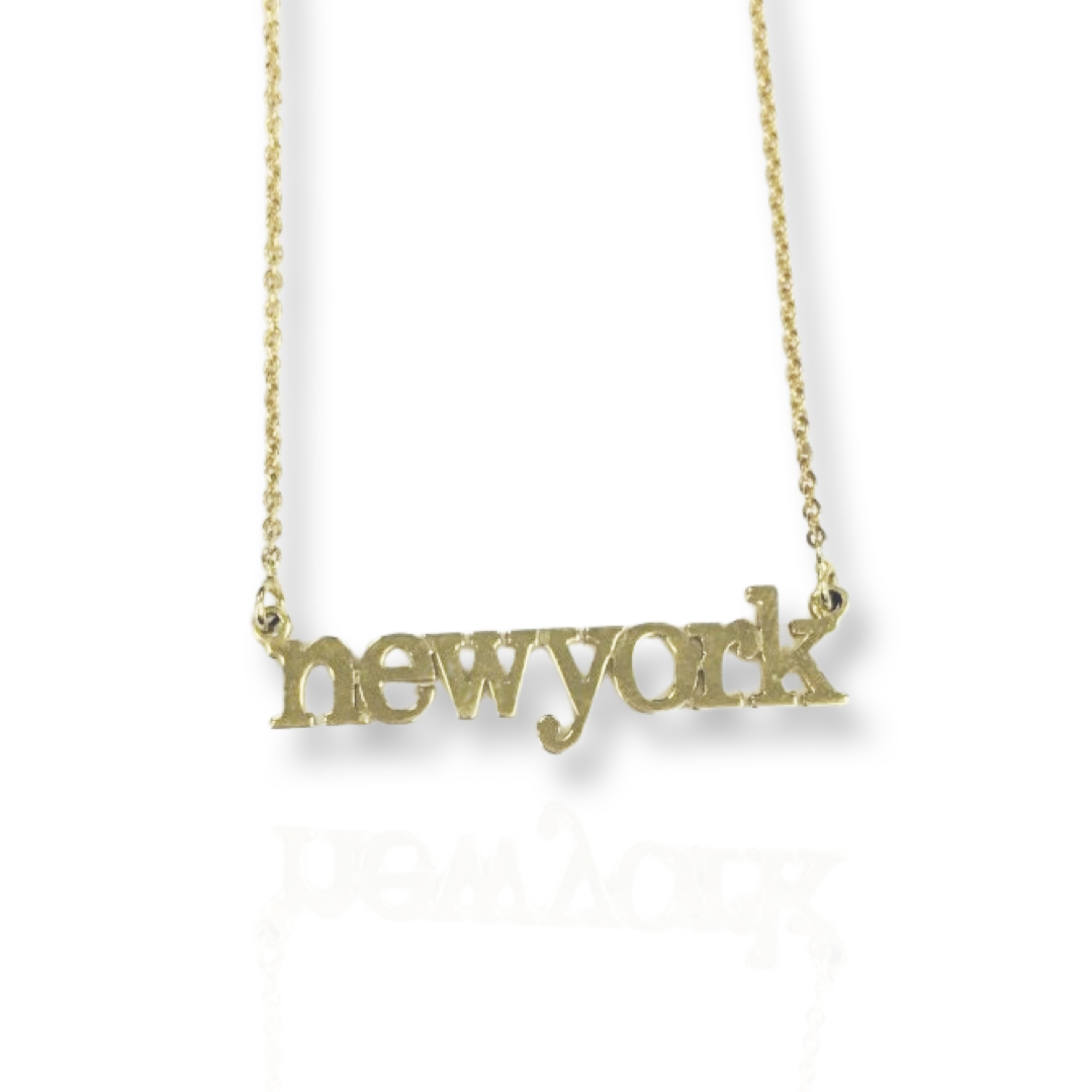 Montserrat New York The Custom Nameplate Necklace | Garmentory