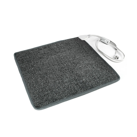 Super Foot Warmer Rubber Floor Mat Heater, Black