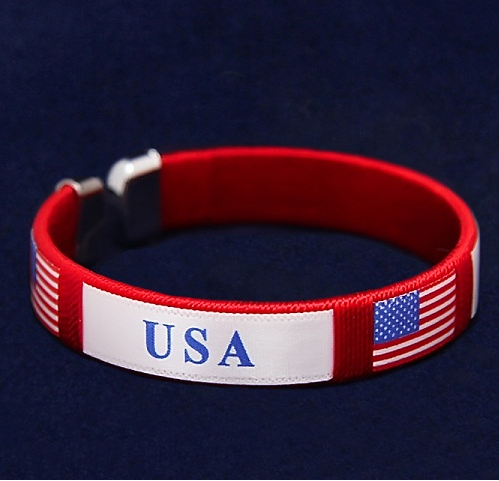 usa bracelet flag american jewelry