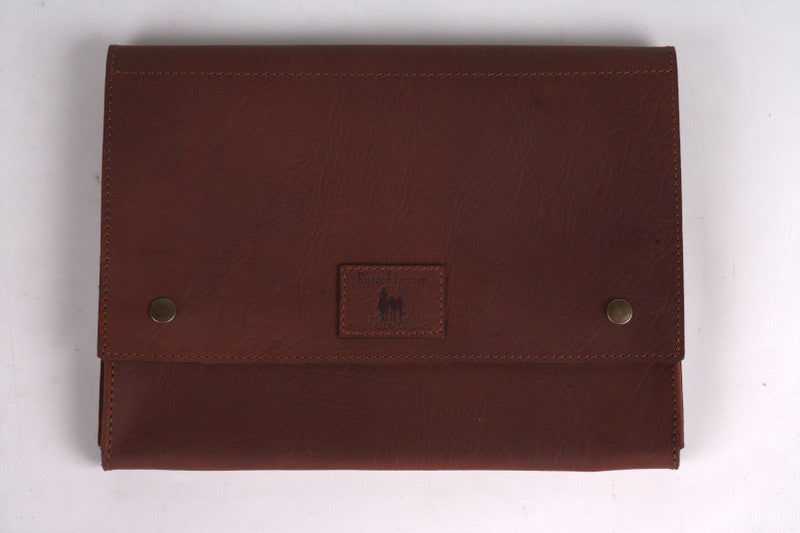 leather document satchel