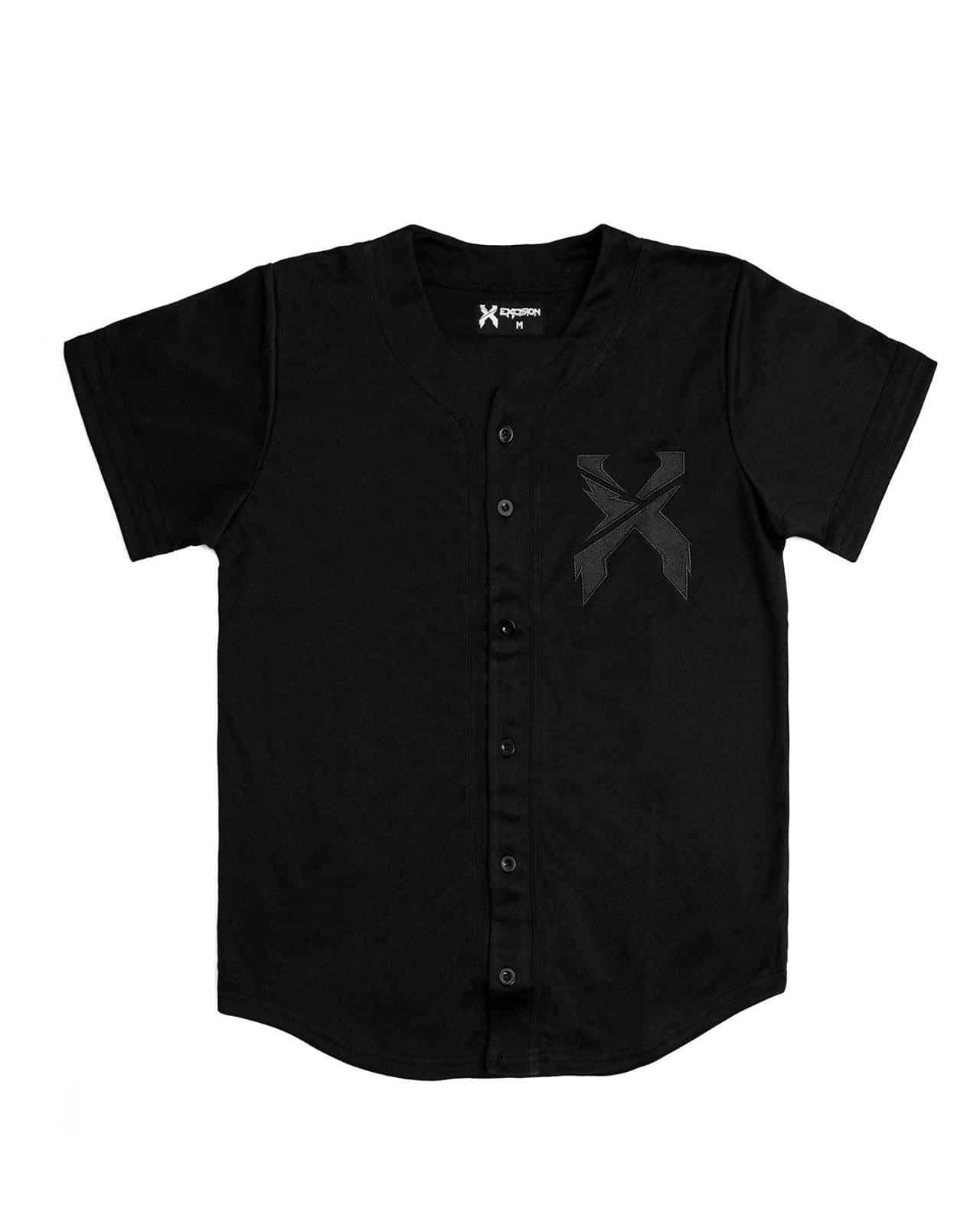 all black baseball jersey