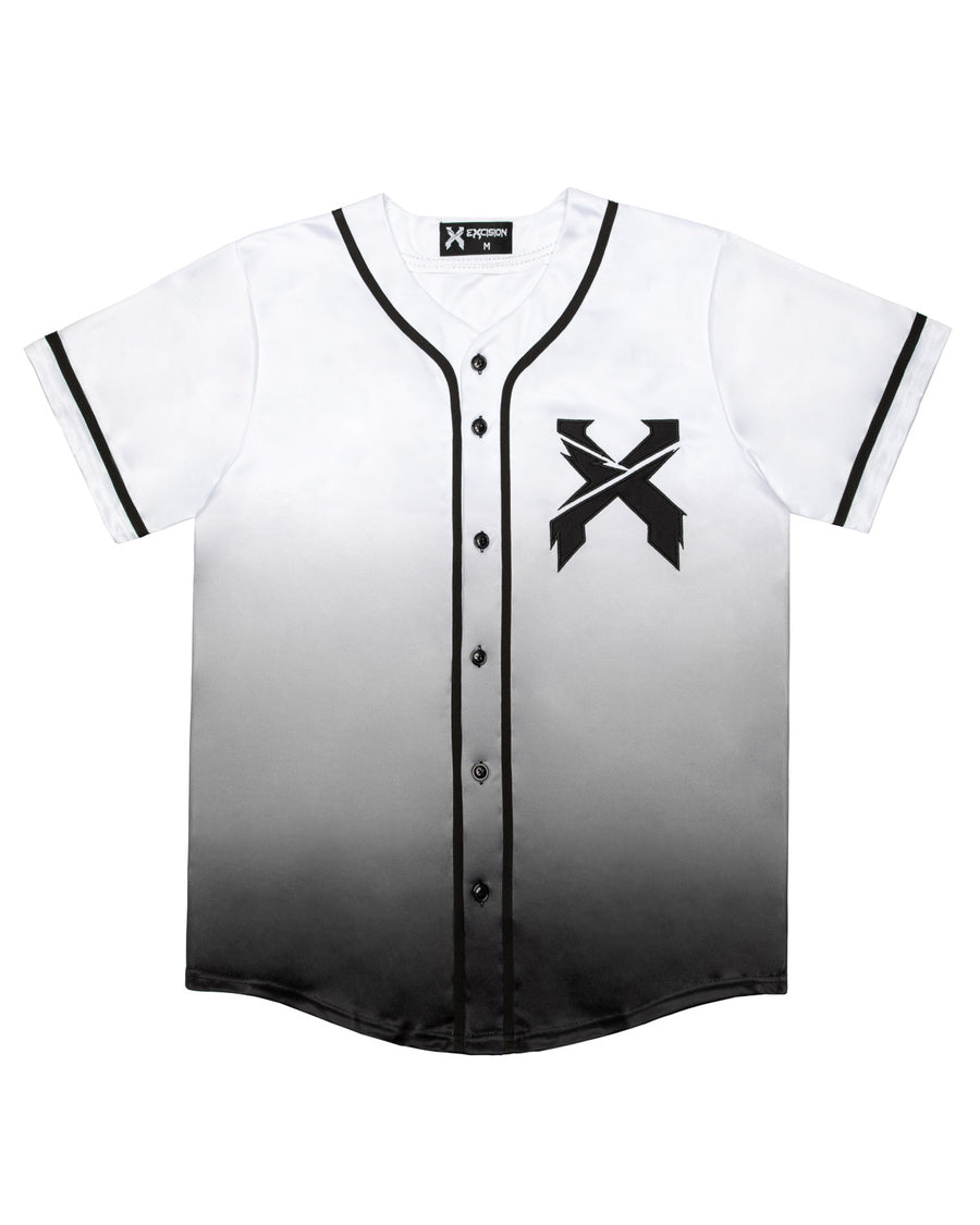 Illenium black red gradient rave baseball jersey for edm festivals