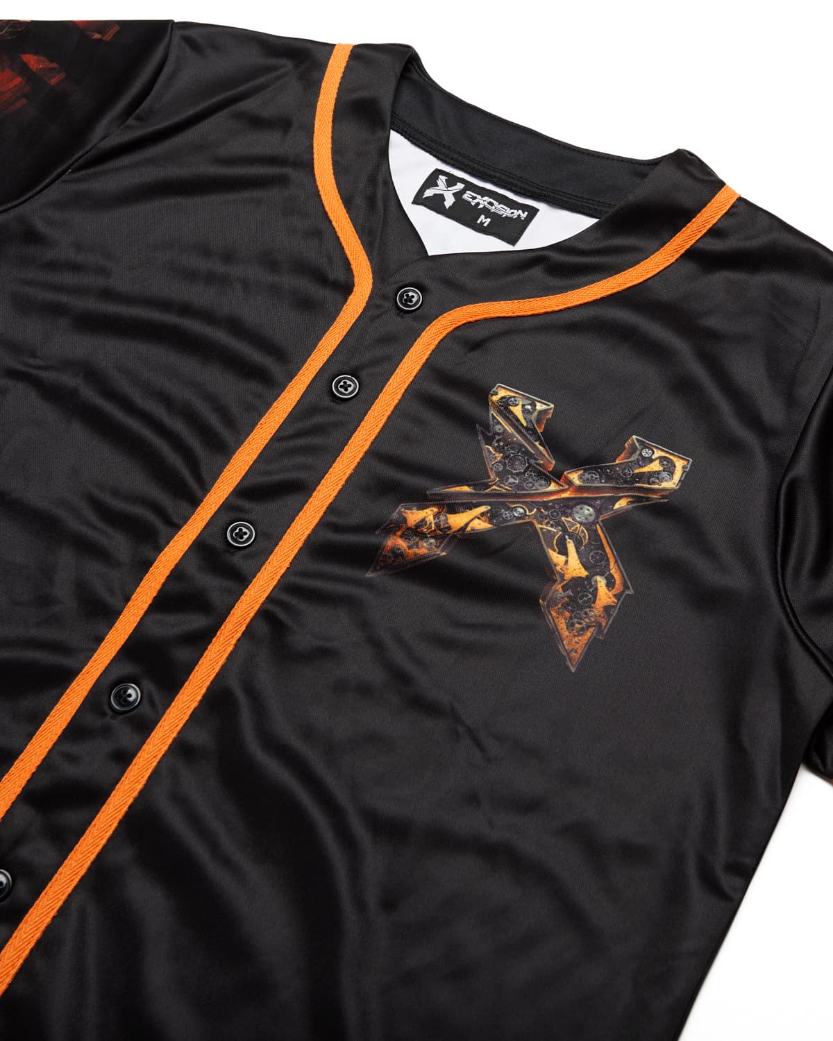 orange baseball jersey