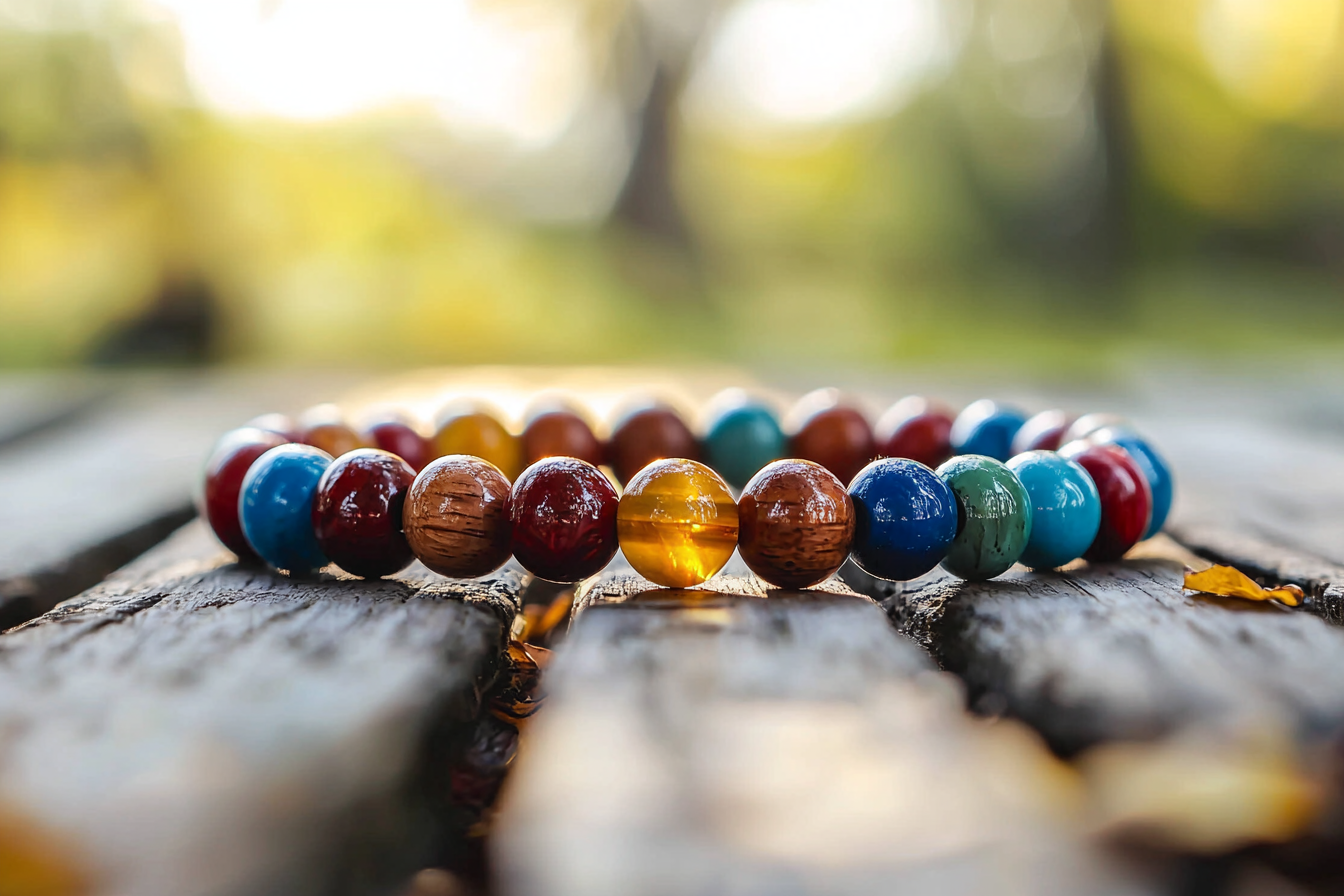 The Meaning and Power of Wearing Wooden Bead and Crystal Bracelets: Why Combining Both is Essential for a Balanced Life-2