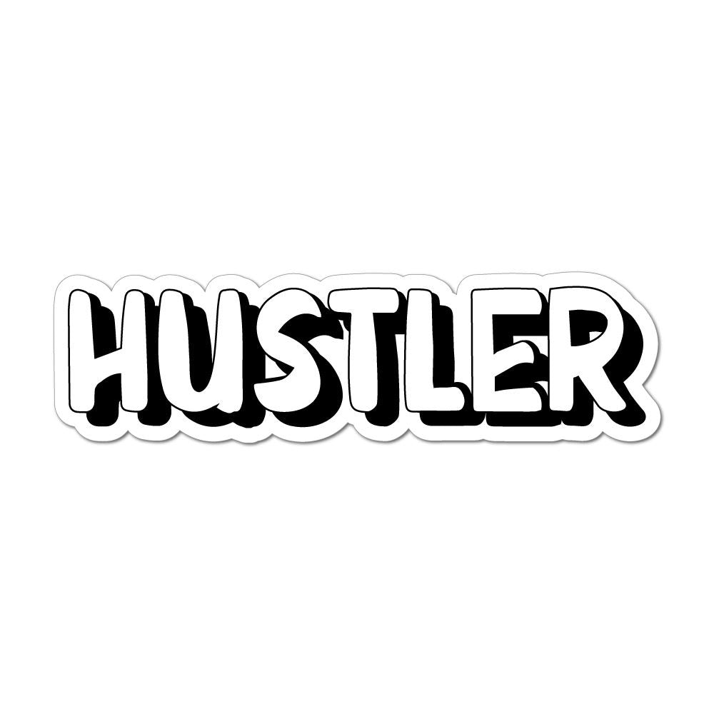 Hustler Funny Dealing Selling Joke Porn Pimp Car Sticker Decal  